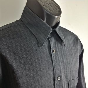 Hugo Boss Long Sleeve Tone on Tone Stripe Shirt